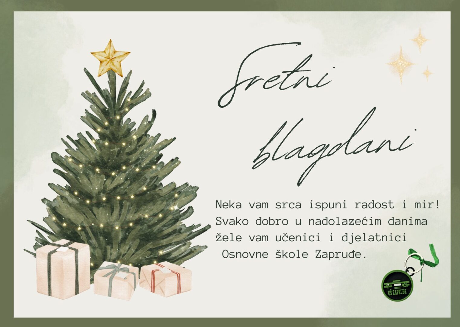 Sretni blagdani - OŠ Zapruđe