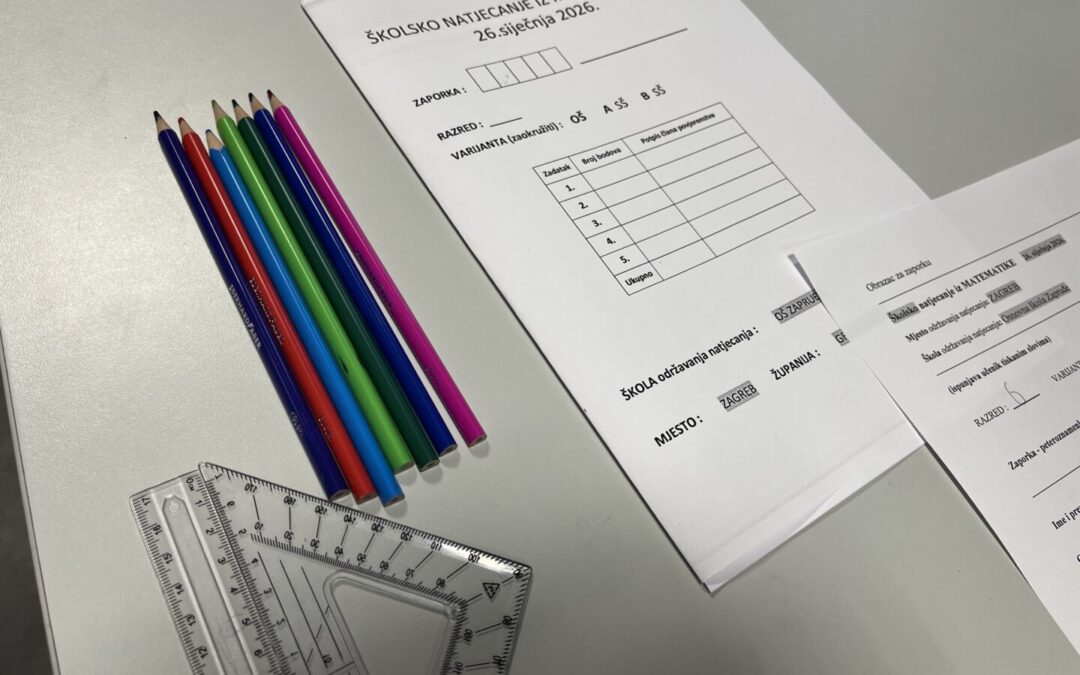 REZULTATI ŠKOLSKOG NATJECANJA IZ MATEMATIKE