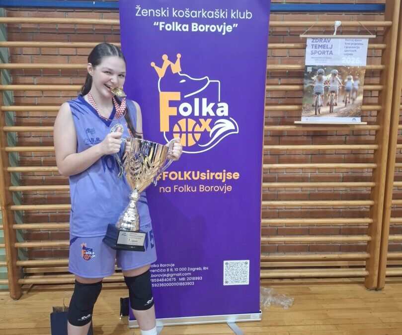 Zlato na državnom prvenstvu u košarci za pretkadetkinje (U15)