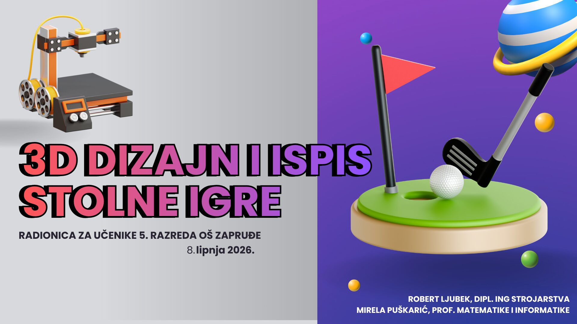 3D DIZAJN STOLNE IGRE