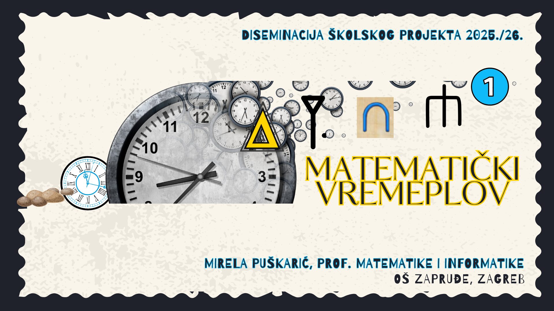 MATEMATIČKI VREMEPLOV – DISEMINACIJA